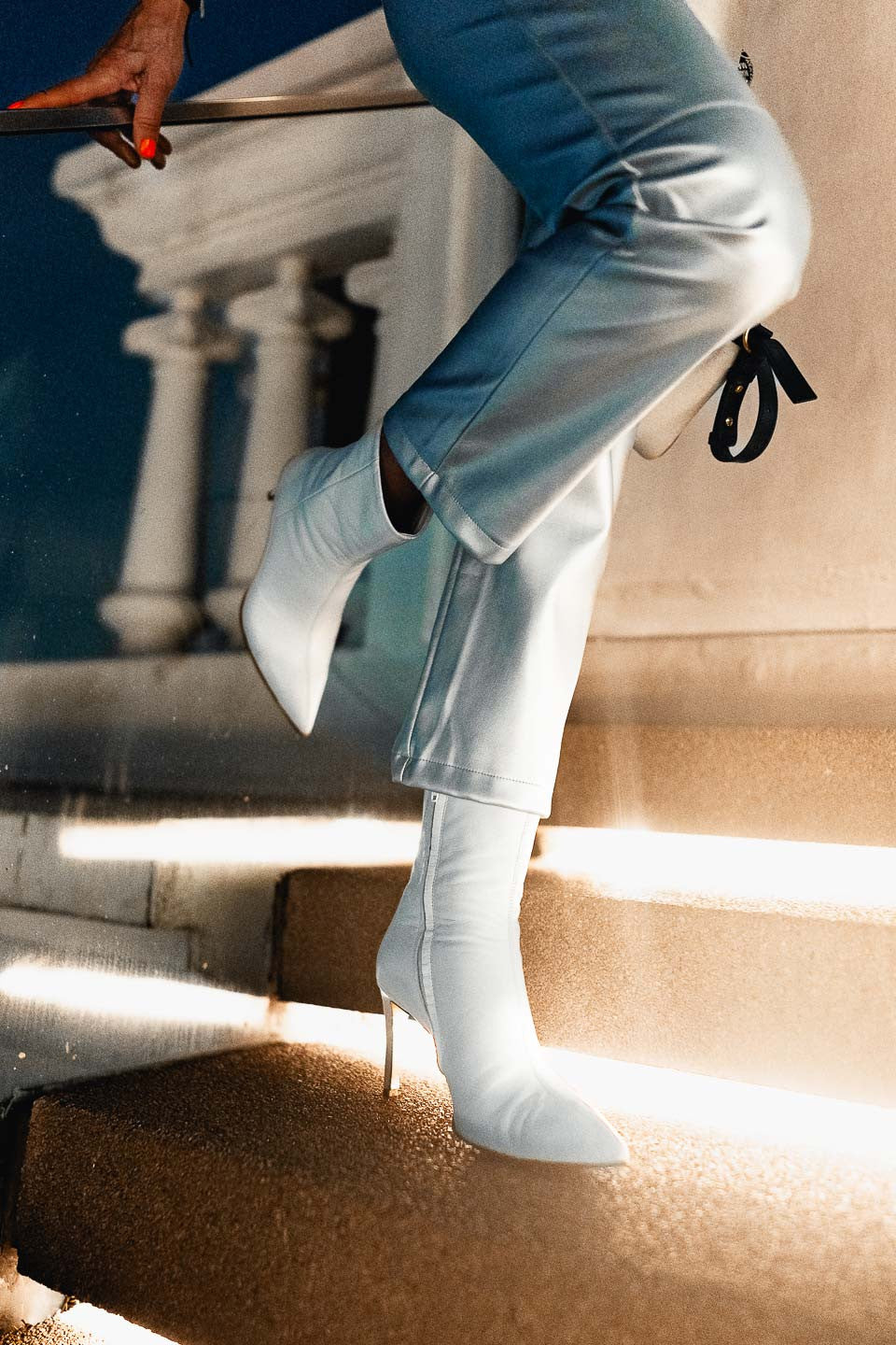 Boots Grungemama Loren blanc