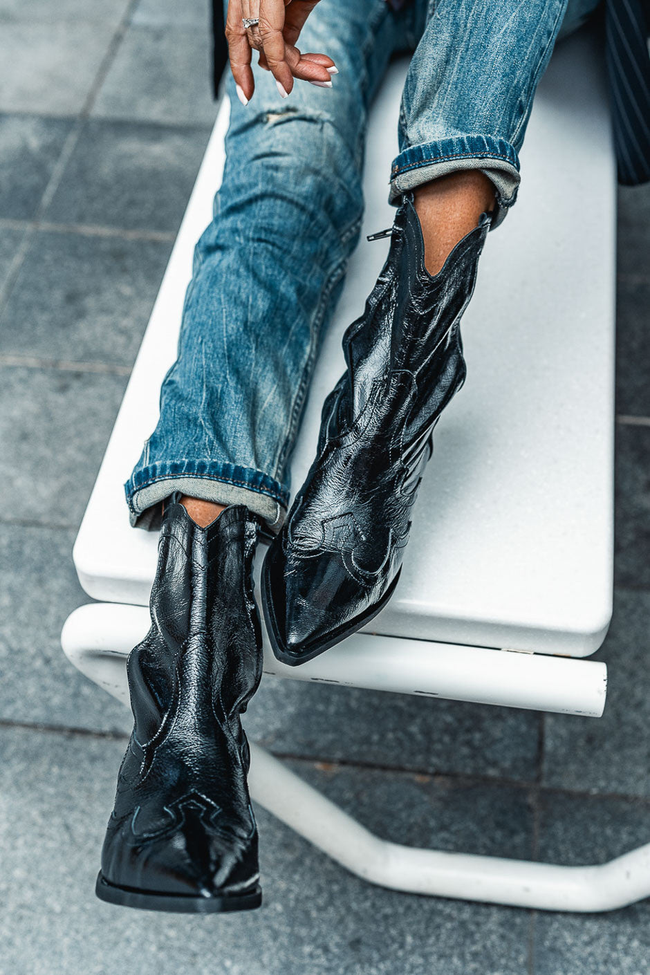 Black Grungemama Clint Boots