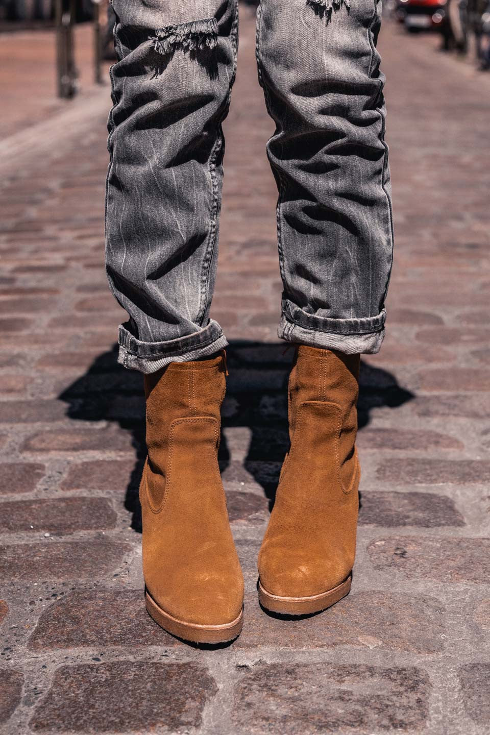 Boots grungemama Kysia camel