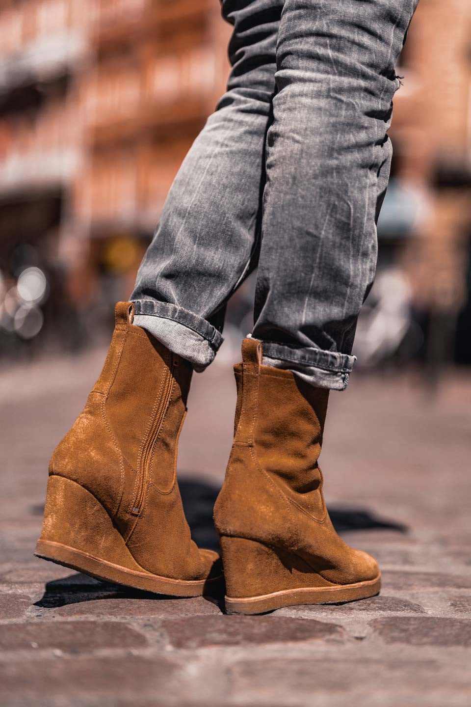 Boots grungemama Kysia camel