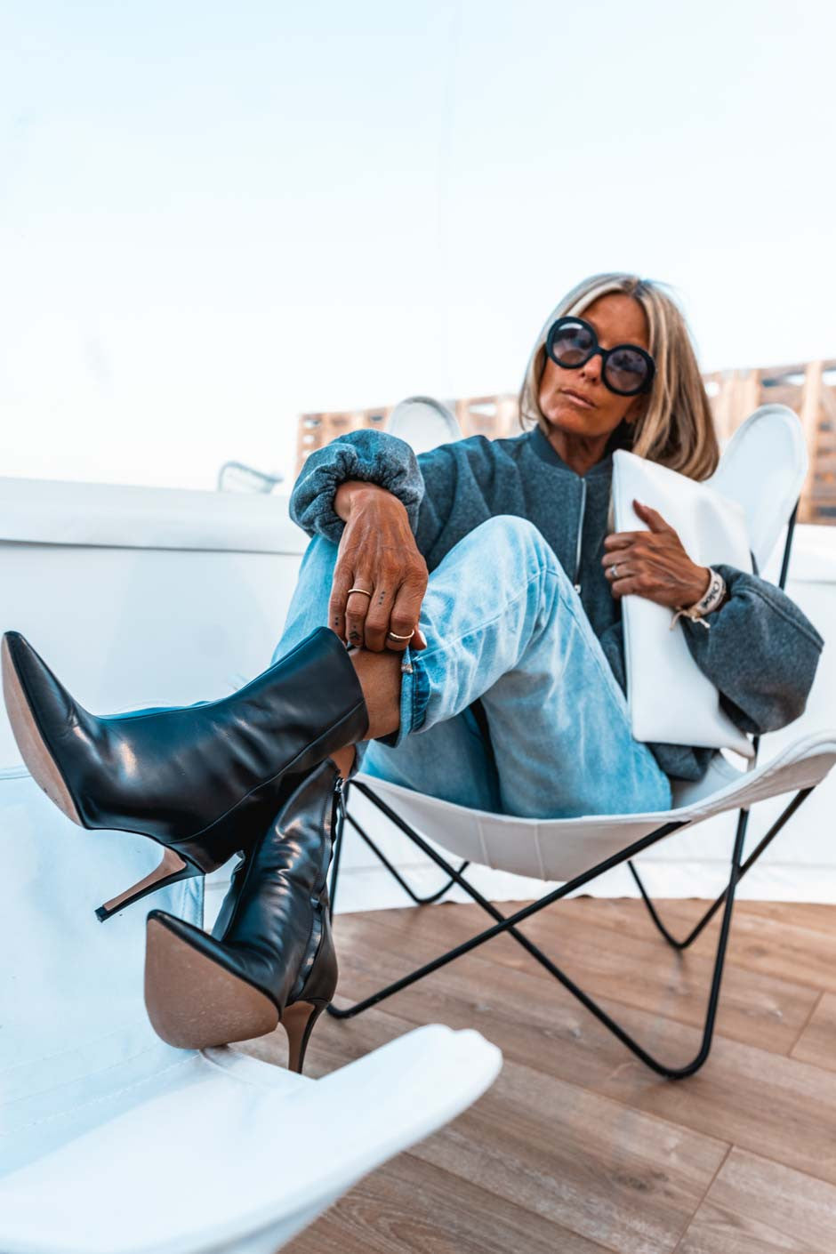 Boots Grungemama Loren noir