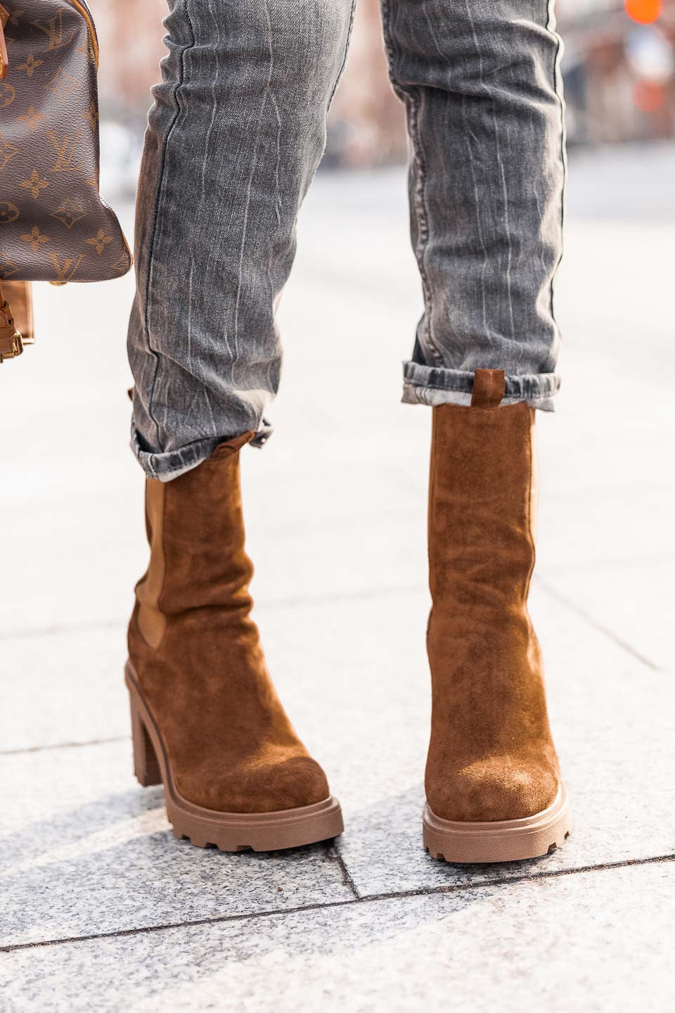 Boots grungemama Rosia camel