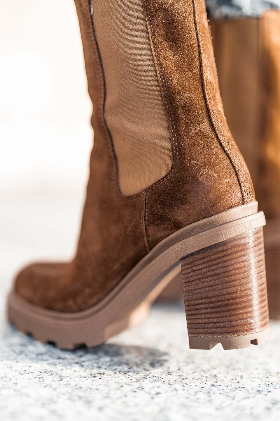 Boots grungemama Rosia camel