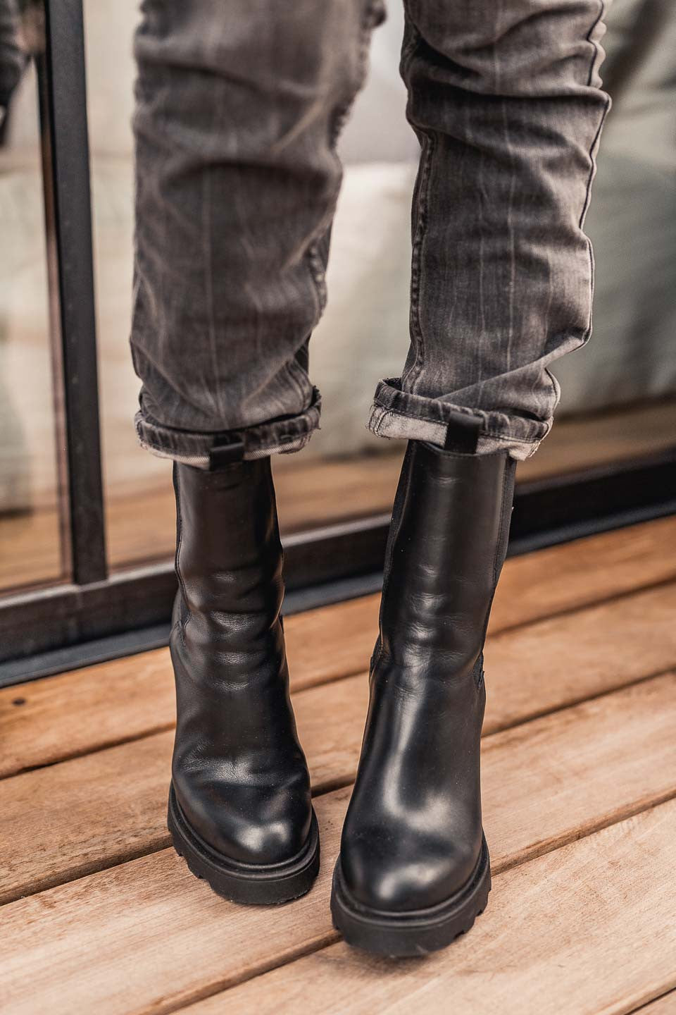 Boots grungemama Rosia noir