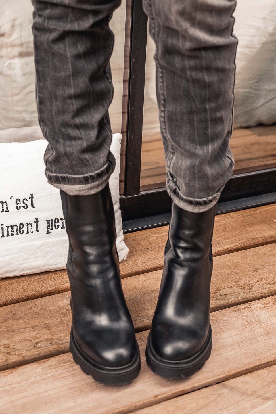 Boots grungemama Rosia noir