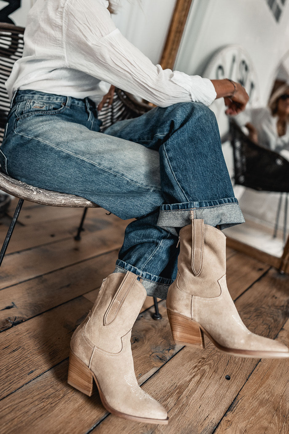 Botas beige Grungemama Masha