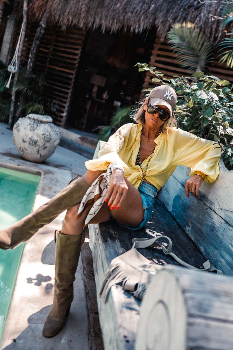 Bottes Grungemama Jesse beige