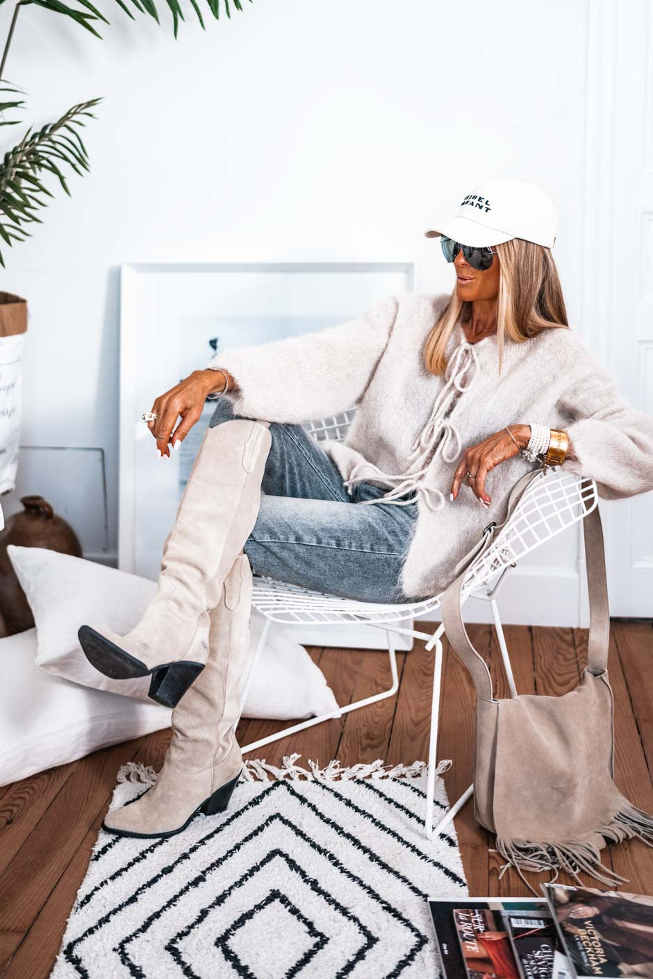 Bottes Grungemama Kansa beige