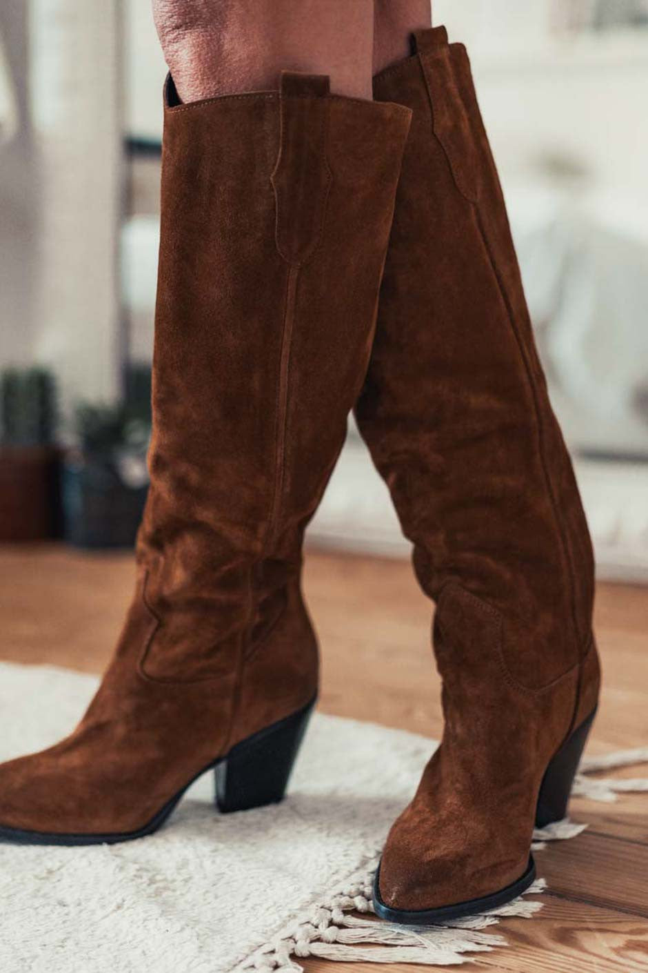 Bottes En Grosse Maille Torsadée Bottes En Grosse Maille Torsadée