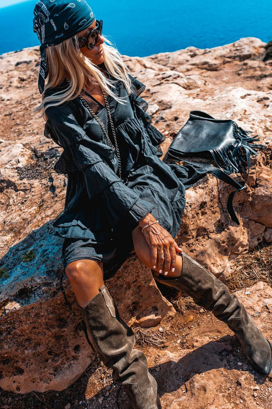 Bottes Grungemama Kansa kaki