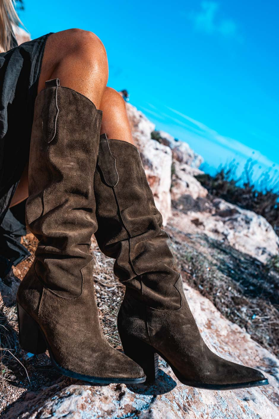 Bottes Grungemama Kansa kaki