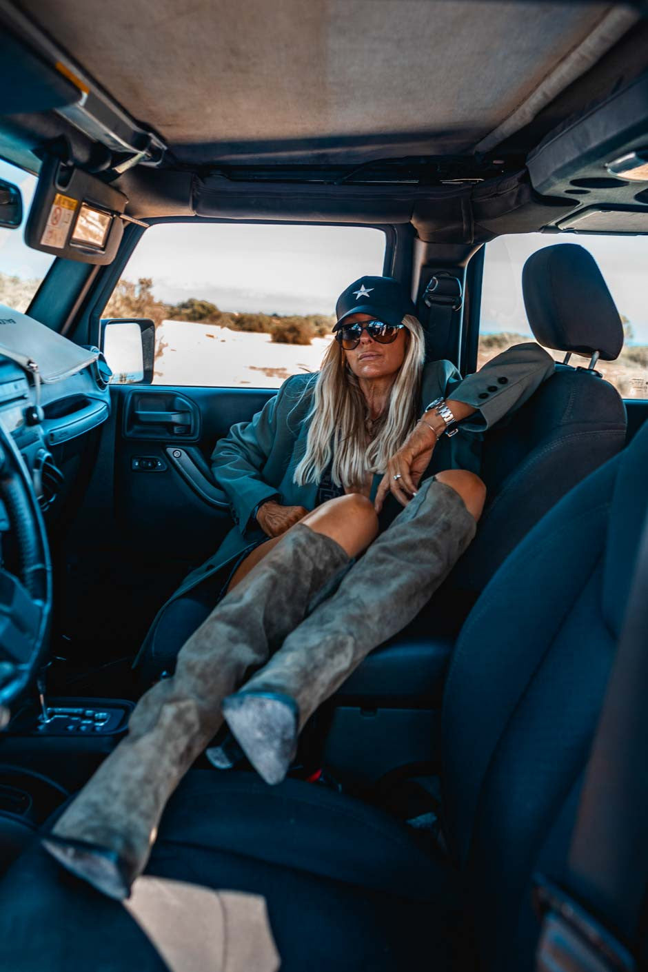 Bottes Grungemama Kansa kaki