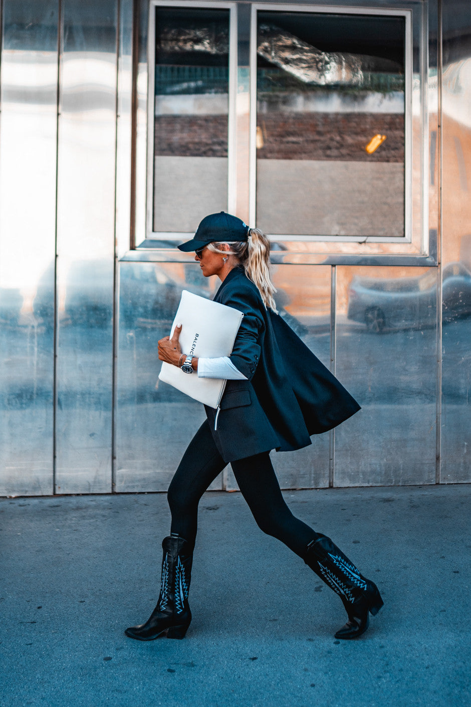 Bottes Grungemama Texana noir