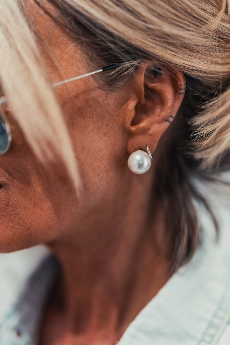 Boucles d'oreille Gaby perle