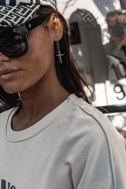 Boucles d'oreilles Angie silver