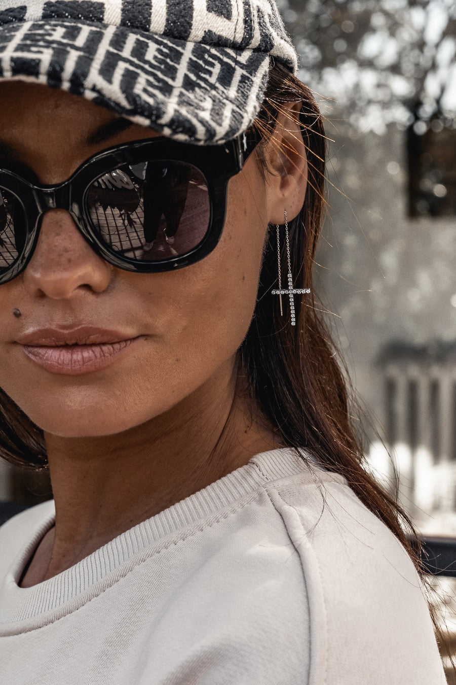 Boucles d'oreille Angie silver