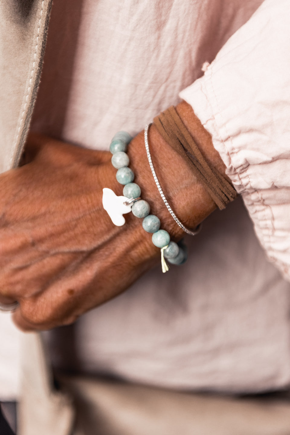 Bracelet Divine colombe vert