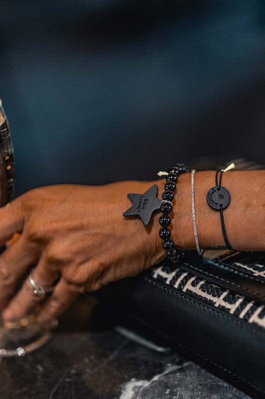 Bracelet je t'adore noir