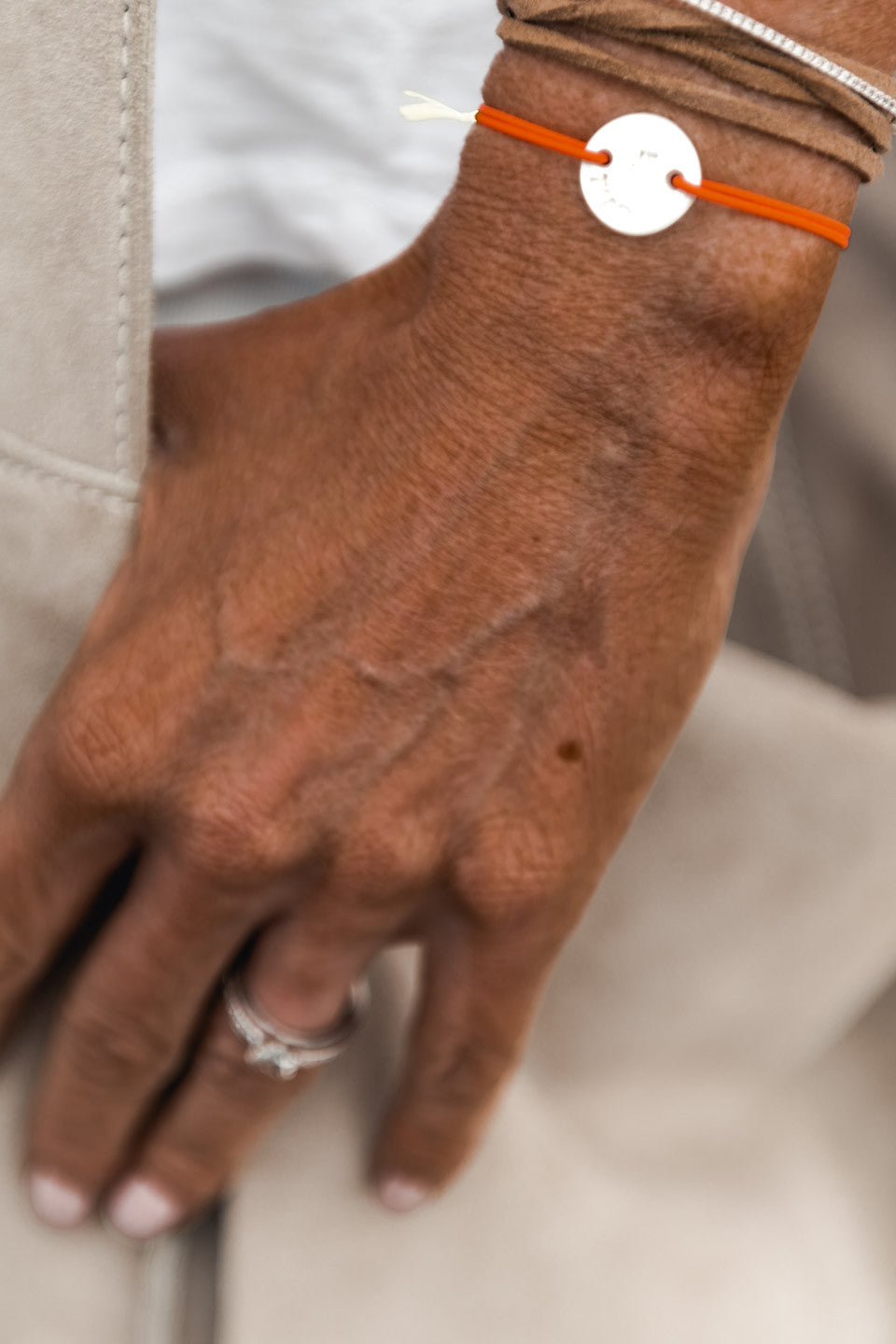 Bracelet Je t'adore orange