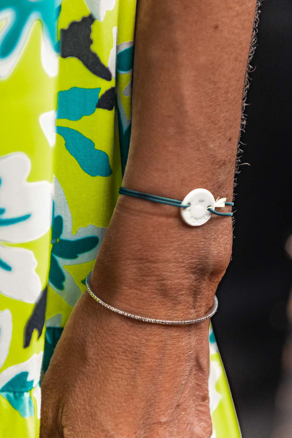 Bracelet je t'adore vert