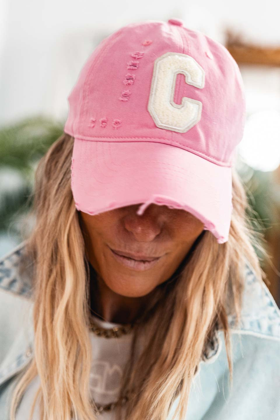 Casquette C rose