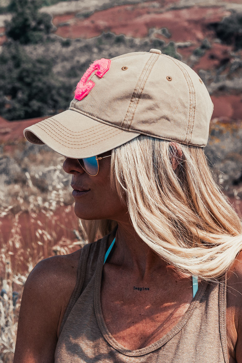 Casquette Oakland camel