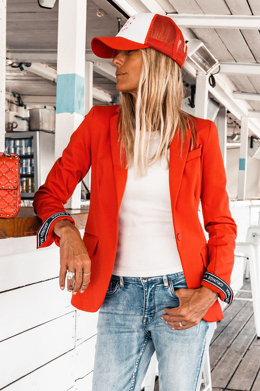 CASQUETTE (R)EVOLUTION grungemama rouge