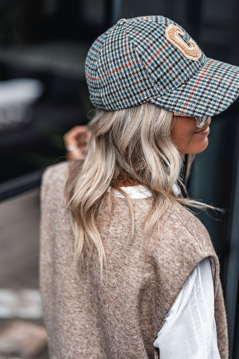 Casquette York carreaux