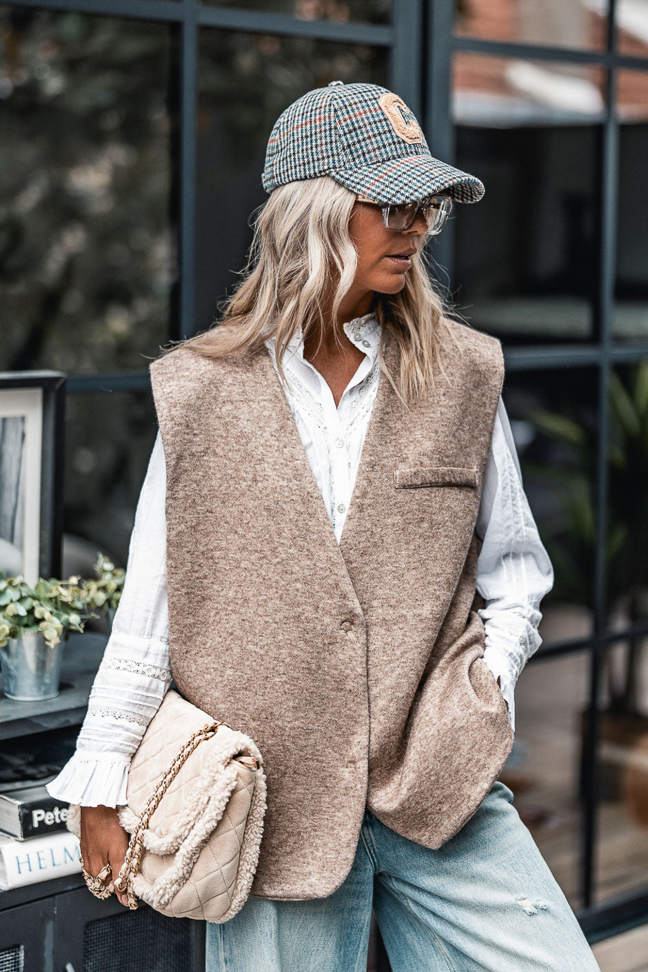 Casquette York carreaux