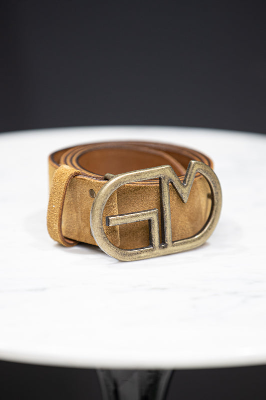 CEINTURE ICONIQUE GRUNGEMAMA velours beige