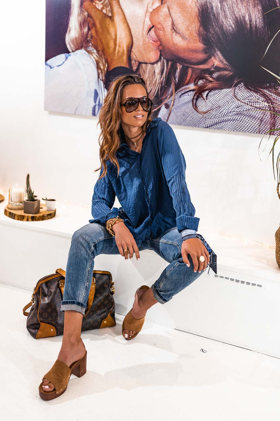 Chemise Agata marine