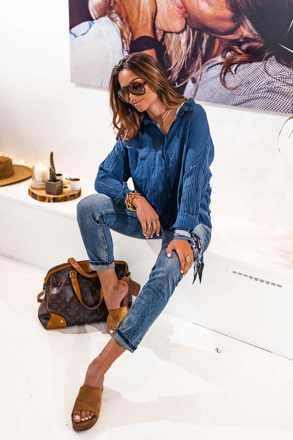 Chemise Agata marine