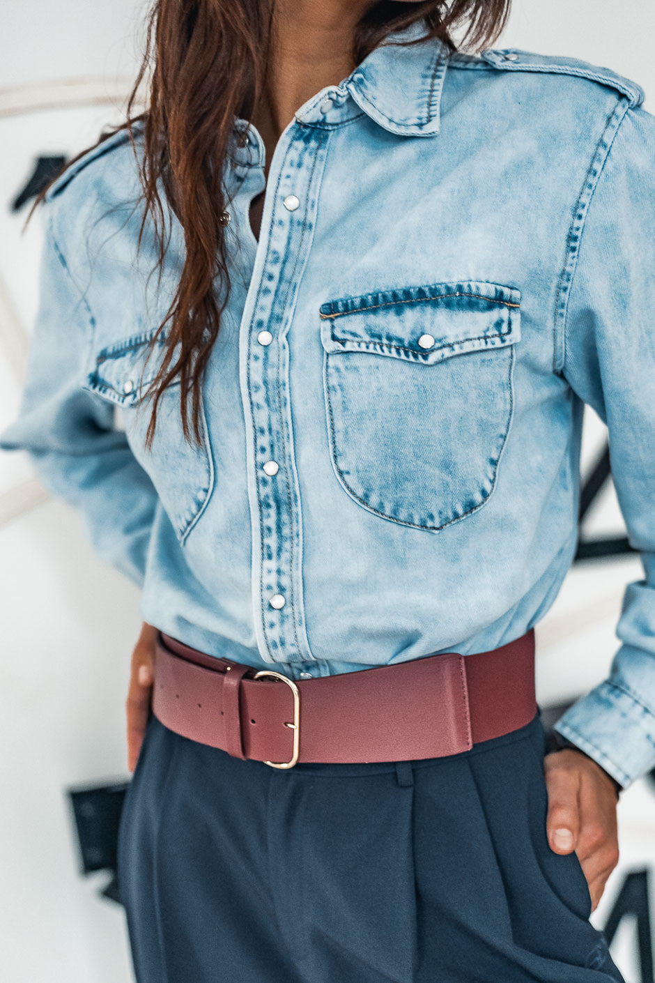 Chemise Agathee bleu