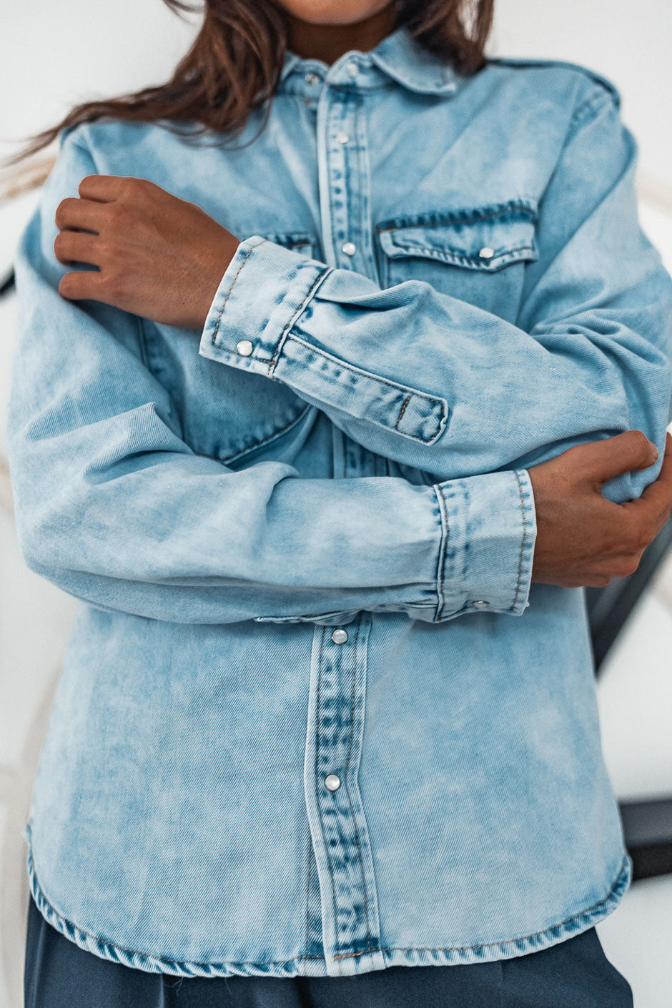 Chemise Agathee bleu