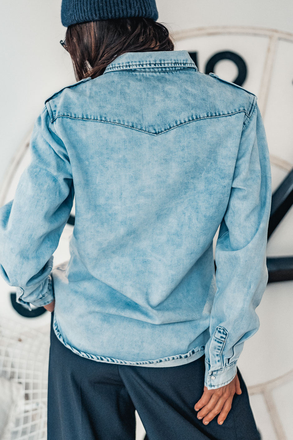 Chemise Agathee bleu