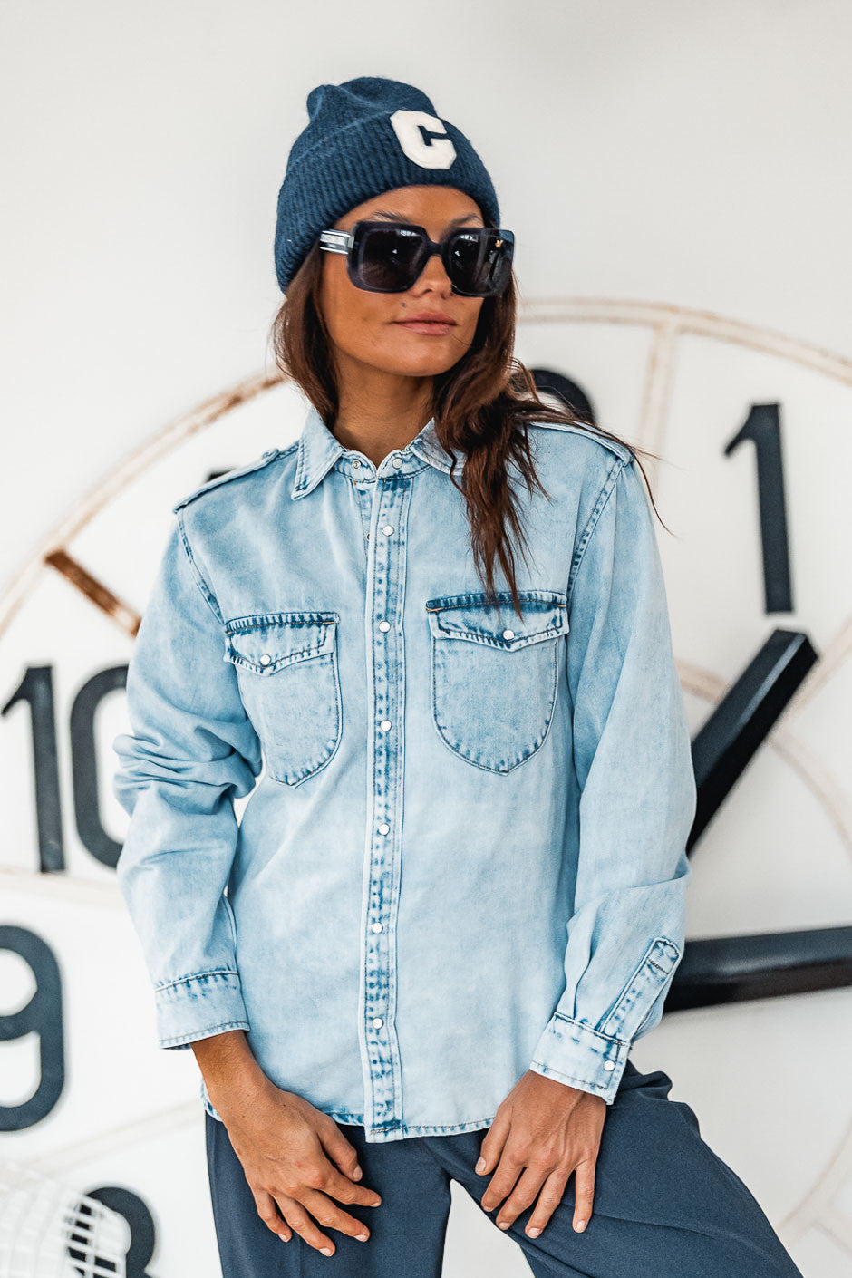 Chemise Agathee bleu