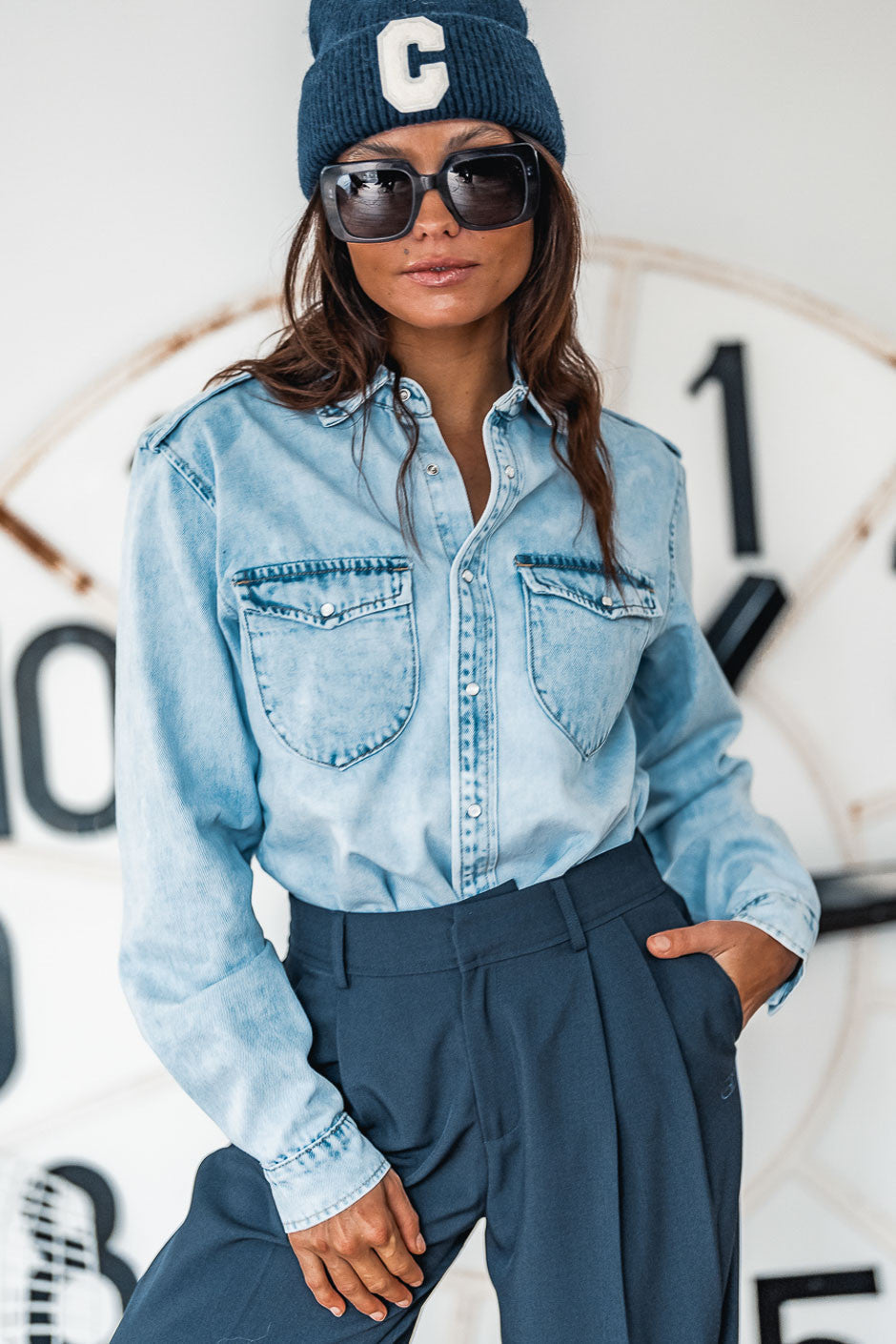 Chemise Agathee bleu