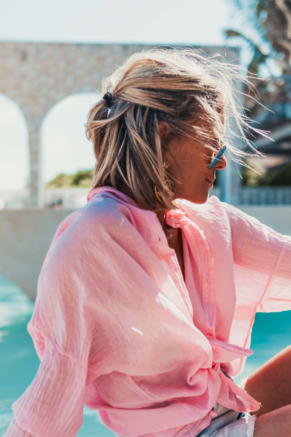 Chemise Banditas Agata rose