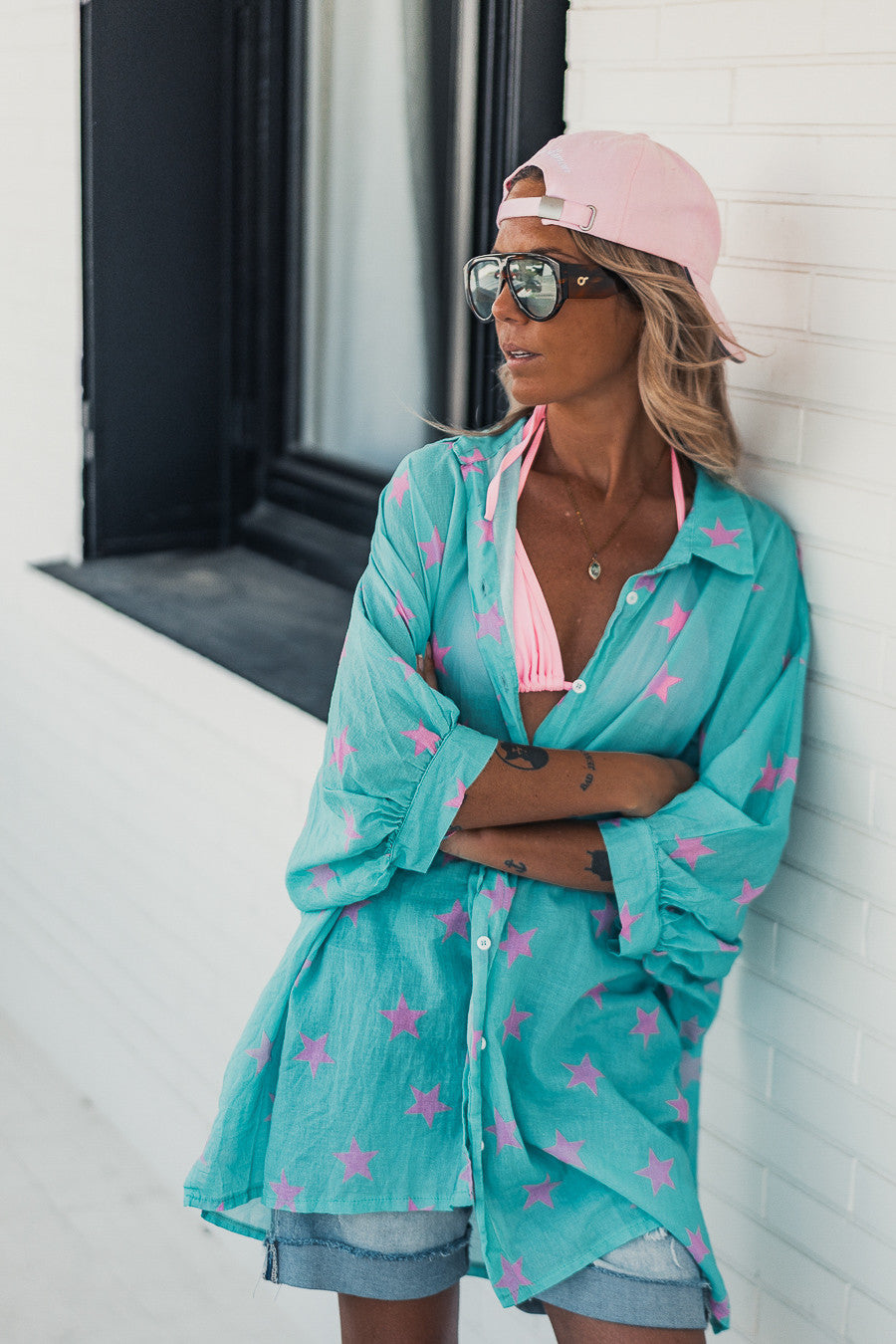 Chemise Banditas Antigua bleu