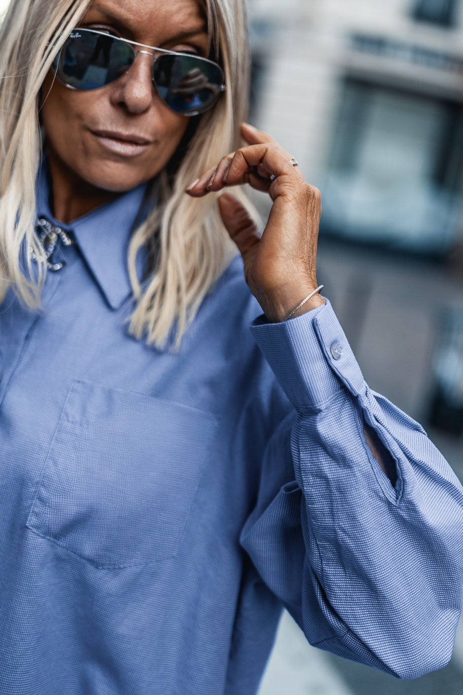 Chemise Banditas Esme bleu