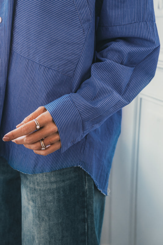 Chemise Banditas Kiyo bleu