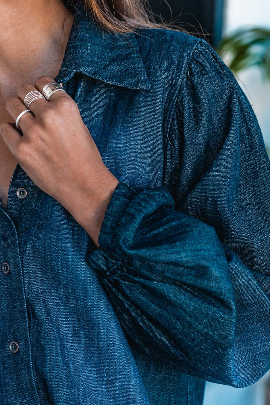 Chemise Banditas Odessa denim bleu