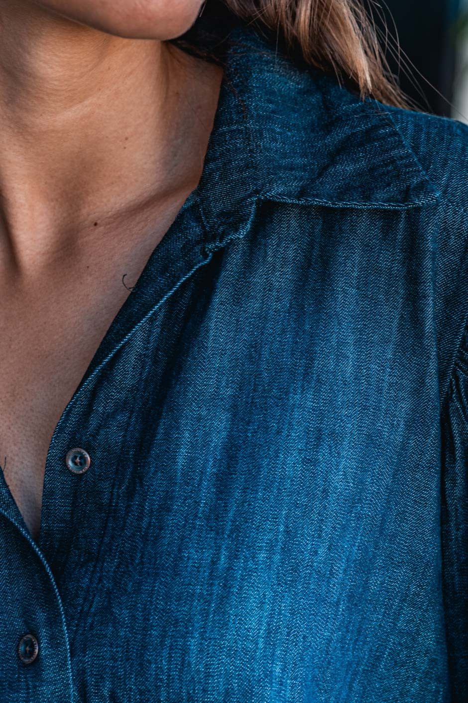 Chemise Banditas Odessa denim bleu