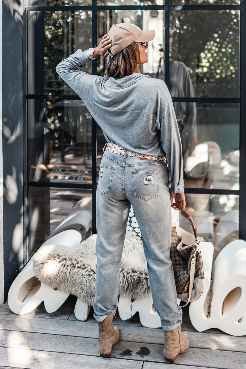 Chemise Banditas Palmer gris