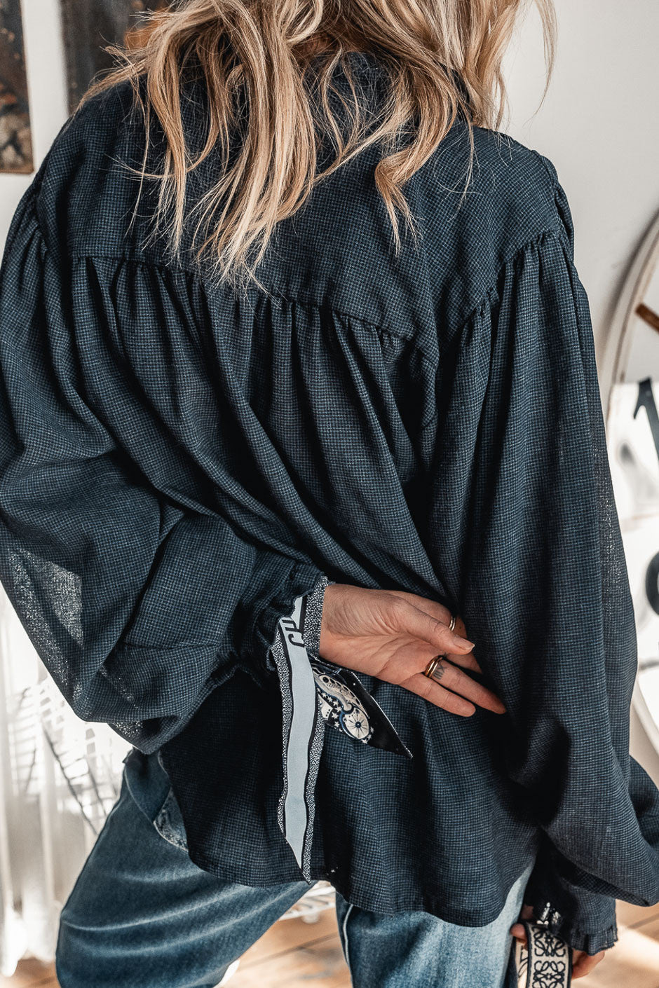 Chemise Banditas Palmi bleu