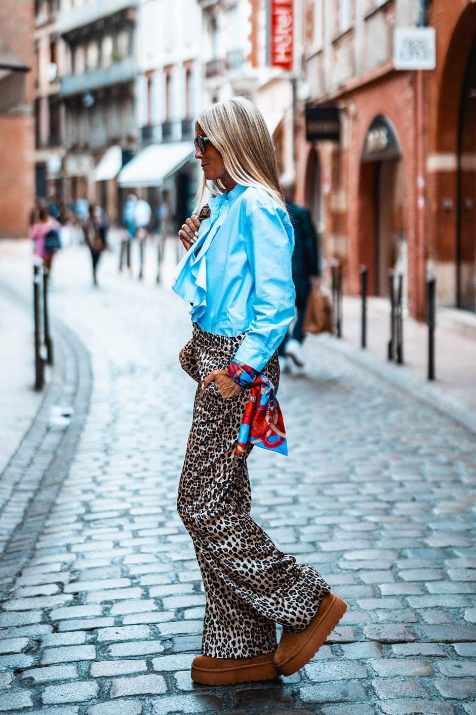 Chemise Banditas Well bleu