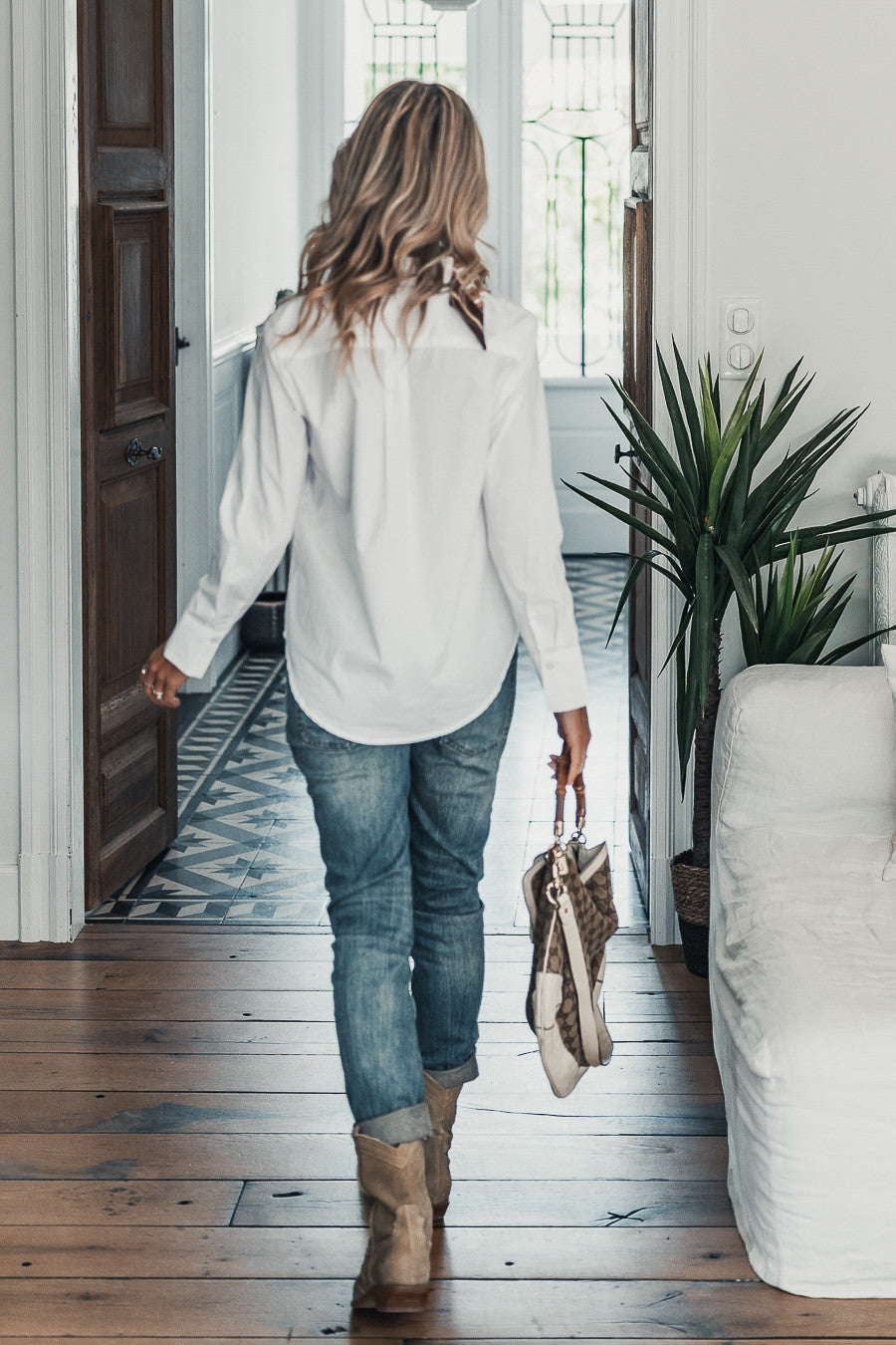 Chemise Grungemama Balyne blanc