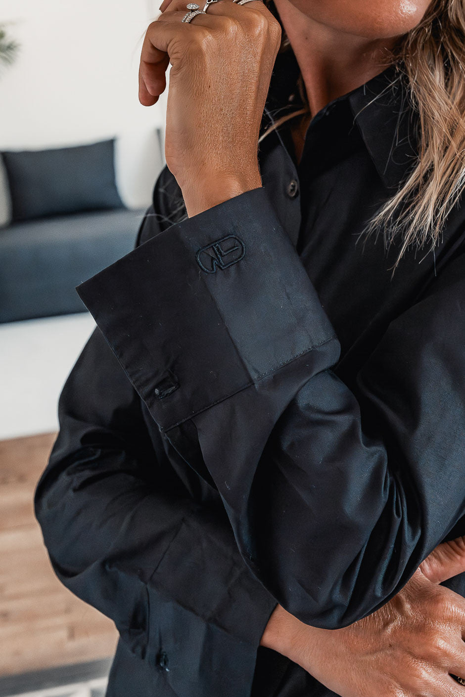 Chemise Grungemama Balyne noir