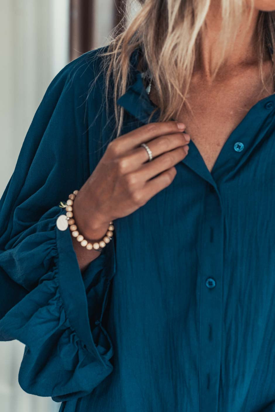 Chemise Grungemama Boha marine