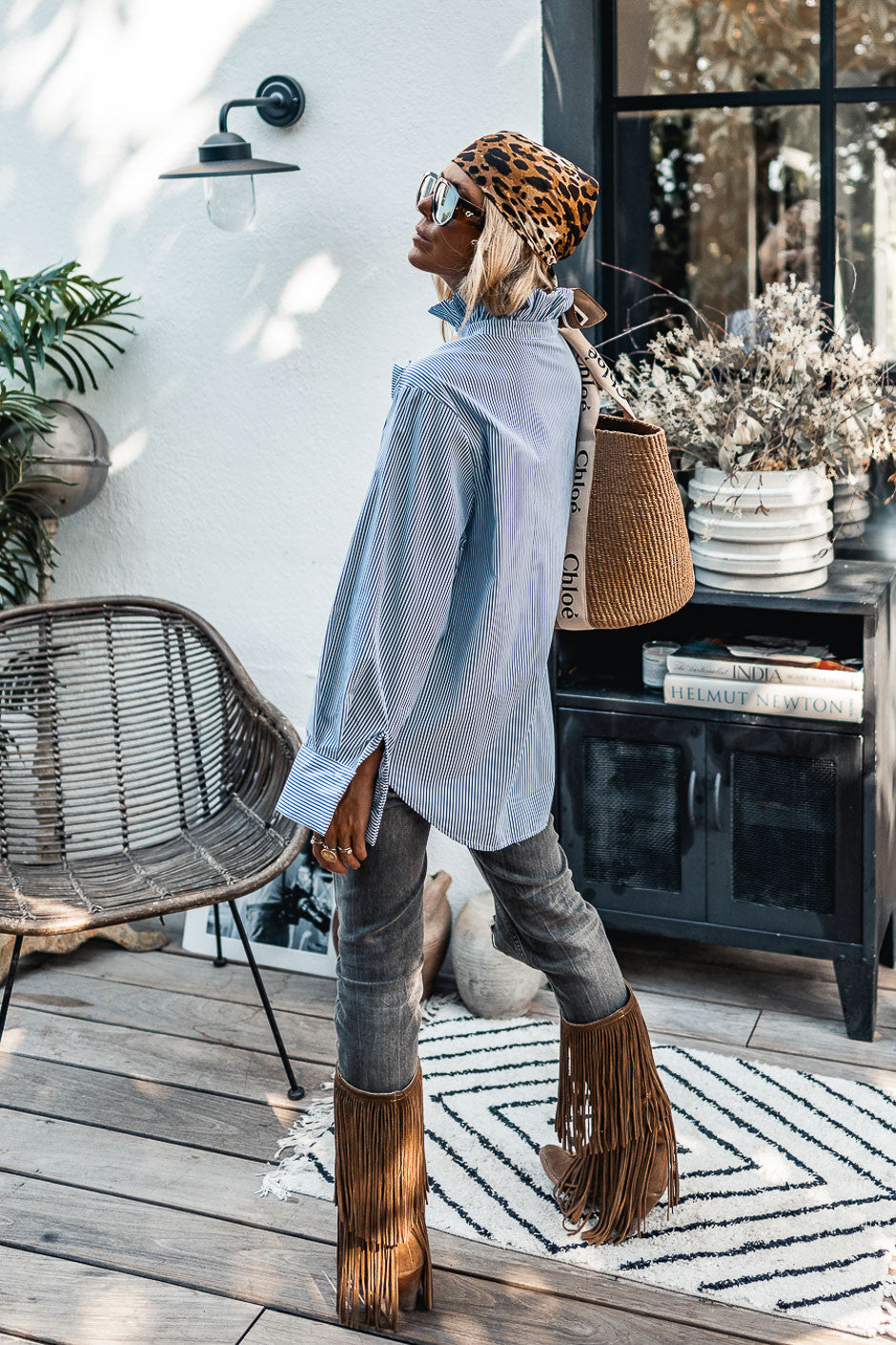 Chemise Grungemama Bony rayé